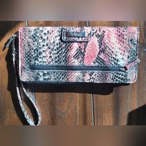 Kenneth Cole wristlet wallet snakeskin nwot